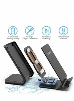 Generic Fast Wireless Charger, 10W Max PowerWave Stand Upgraded, Qi-Certified, Charging iPhone SE, 11, 11 Pro, Pro Max, XR, Xs XS, X, 8, 8 Plus, Galaxy S20 S10 S9, Note 10 9 (No AC Adapter)  - Image 4