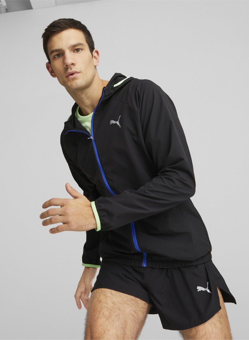 بوما جاكيت ركض ULTRAWEAVE بغطاء للرأس للرجال - Image 1