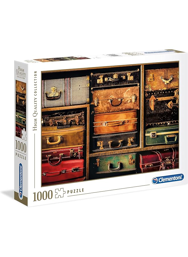 كلمينتوني بازل السفر 1000 قطعة 69×50 سم مناسب لديكور المنزل بازل للكبار من 14 سنة - Image 1