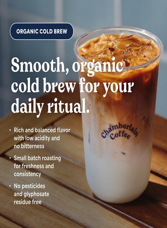 Chamberlain Coffee Organic Variety Cold Brew Singles Medium Roast - 10 Single Serve Bags w/Different Flavors - Ideal for Summer Use, at Home, Camping, or Travel - Coffee Gift Set for Any Occasion - Image 4