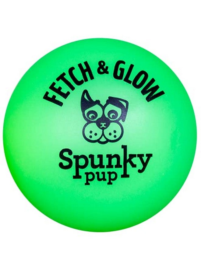 Spunky pup (3 Pack) Fetch And Glow Ball  Large [Colors Vary] - Image 2