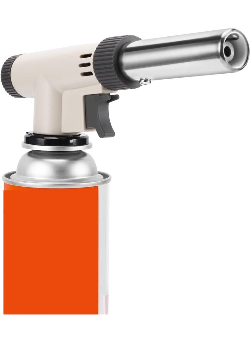 Blow Torch Professional Kitchen Blow Torches Kitchen Cooking Torch Adjustable Flame Gas Torch Ignition Flamethrower Burner Baking, Cooking, Camping and BBQ - Image 1
