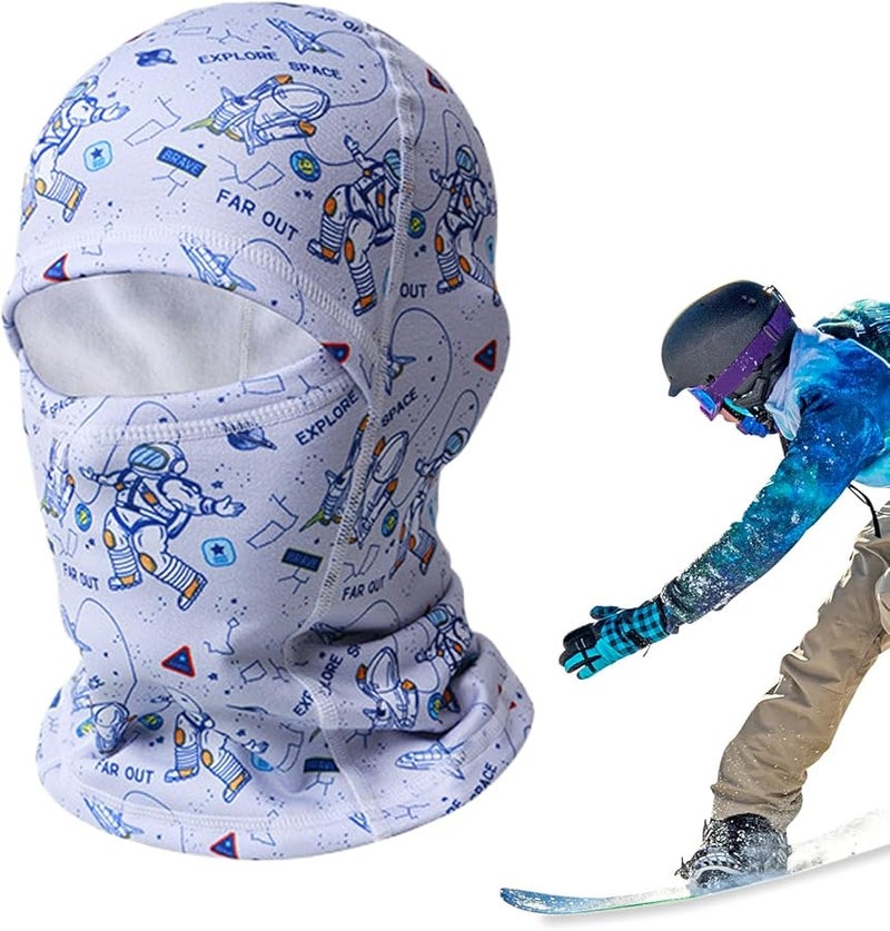 أغطية وجه أطفال رواد الفضاء قناع فم ناعم قابل للتنفس بنمط كرتوني - Image 1