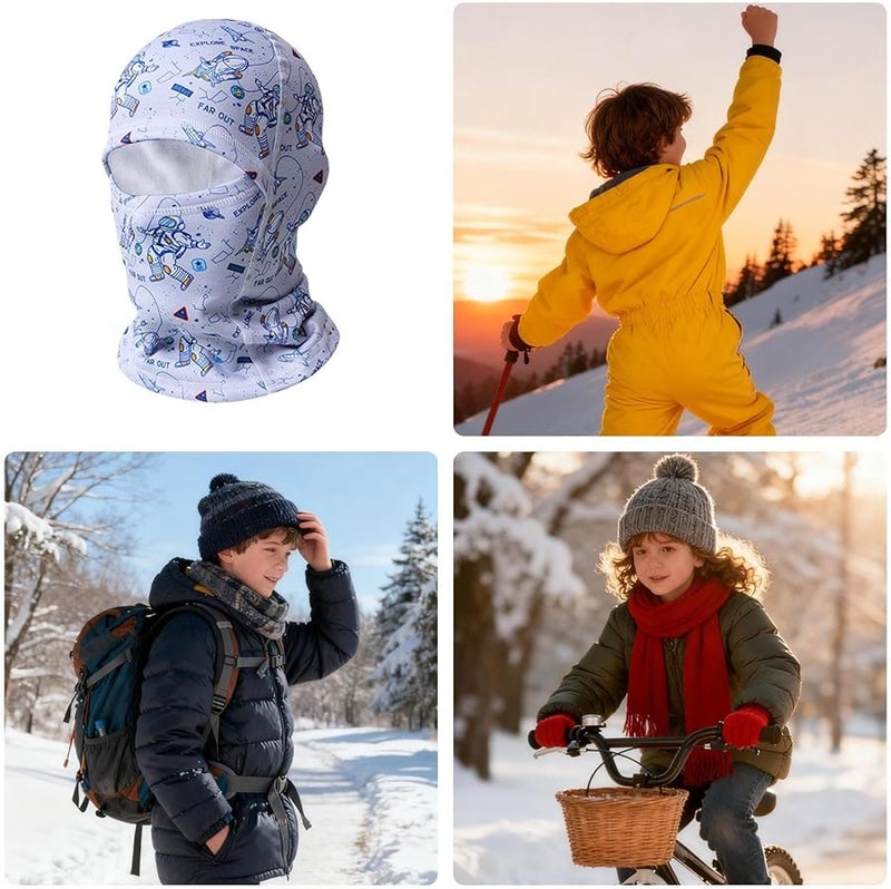 أغطية وجه أطفال رواد الفضاء قناع فم ناعم قابل للتنفس بنمط كرتوني - Image 5