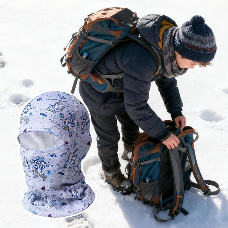 أغطية وجه أطفال رواد الفضاء قناع فم ناعم قابل للتنفس بنمط كرتوني - Image 4