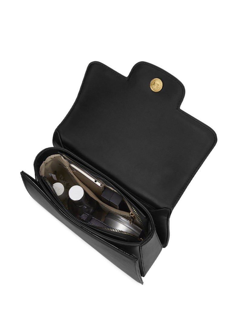 Lavie Signature Women's Sedona 3C Flap Satchel (Black) - Image 4