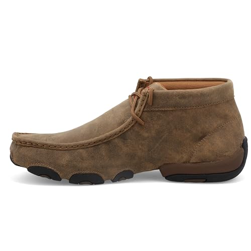 Twisted X Men's Bomber Leather Lace Up Driving Moccasins - Bomber - 10.5 D(M) US - Image 2