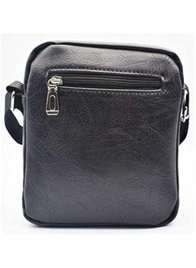 Classic Men’s Genuine Leather Crossbody Bag – Elegant & Practical with Adjustable Strap & Multiple Pockets (Code 220287) - Image 2