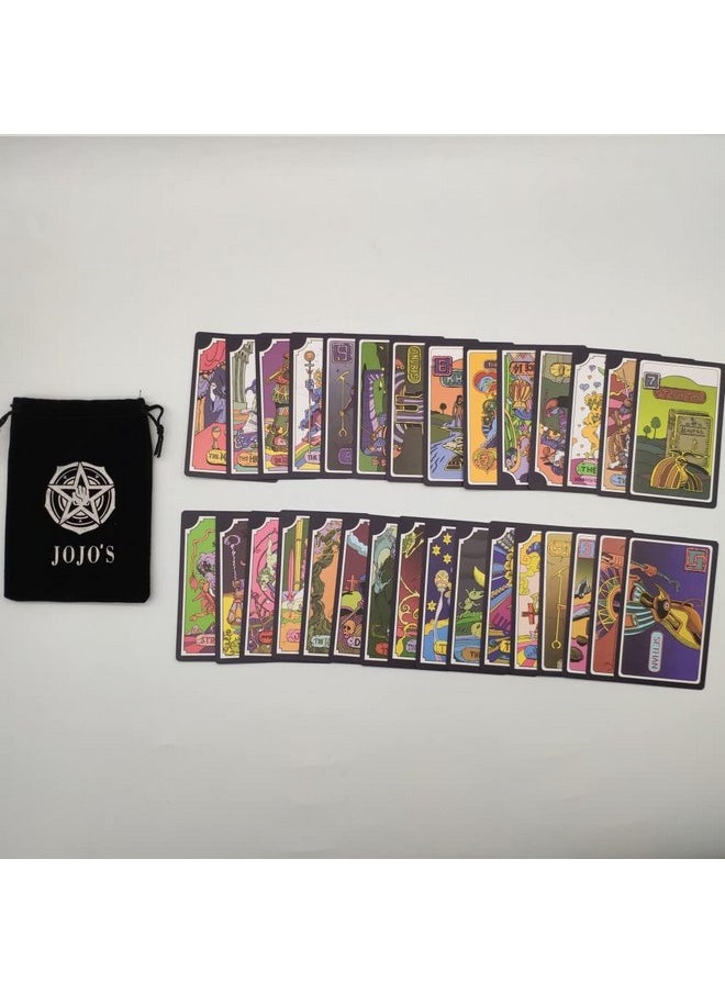 JOJO - Adventure Anime Tarot 31 Jojo Anime Tarot Cards Jojo Bizarre Adventure Board Game Divination Entertainment Party Board Game - Image 1