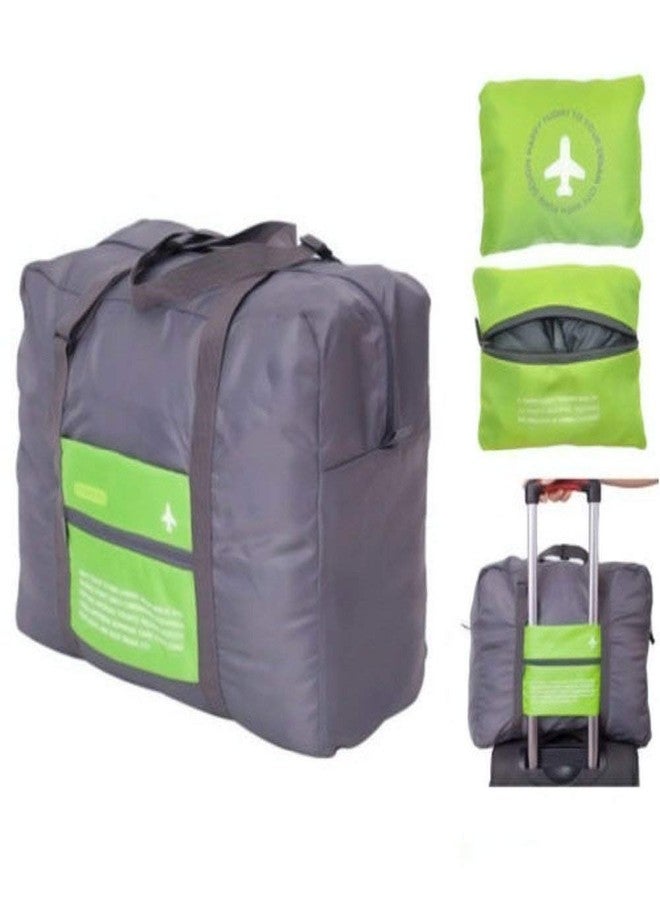 MYZON Polyester Waterproof Foldable Travel Storage Luggage Shoulder Flight Hand Bag for Women & Men Travel Bag Folding Luggage Bag Family Picnic Bag (Multicolour, 1 pc) - Image 1