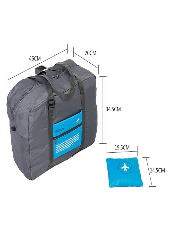 MYZON Polyester Waterproof Foldable Travel Storage Luggage Shoulder Flight Hand Bag for Women & Men Travel Bag Folding Luggage Bag Family Picnic Bag (Multicolour, 1 pc) - Image 4