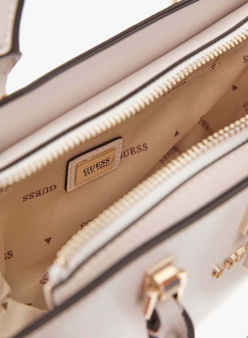 GUESS Queensland Mini Satchel Bag - Image 5