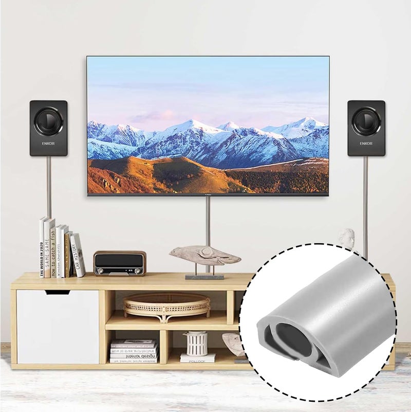 Genérico Electrical Cable for Floor,Floor Cable Cover,PVC Flexible Wire Duct, Fire Retardant Cable Protector - Self Adhesive Floor to Household Management - Image 2