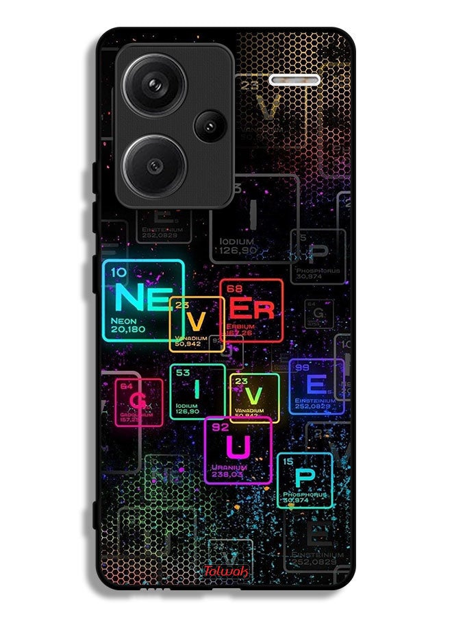Tolwak Xiaomi Redmi Note 13 Pro Plus Protective Case Cover Never Give Up Art - Image 1