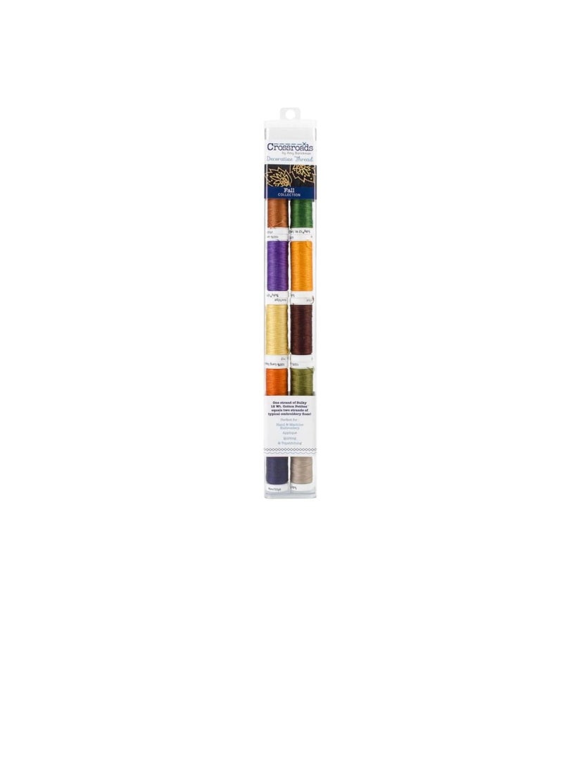 Crossroads Crossroads Sulky Cotton Petites 12 Weight 10/Pkg Fall Collection  - Image 1