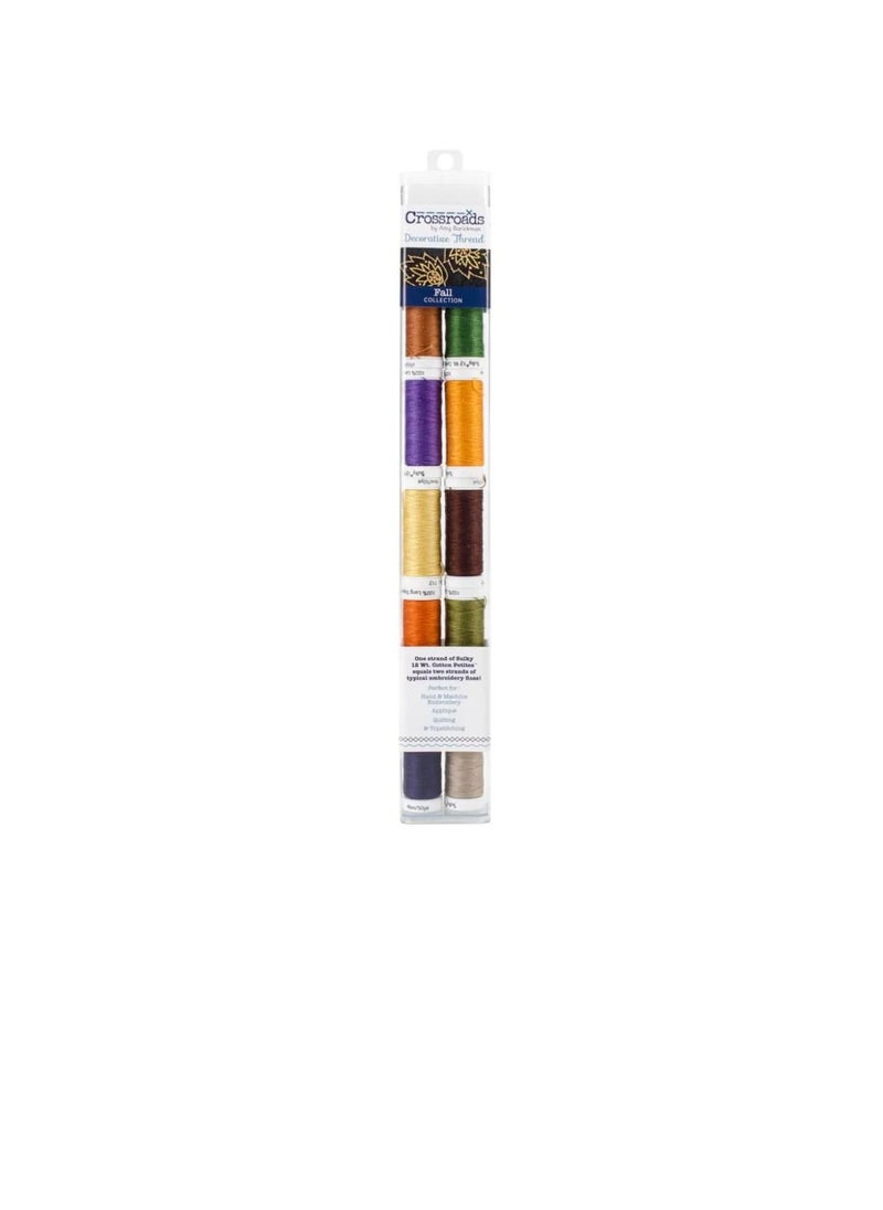 Crossroads Crossroads Sulky Cotton Petites 12 Weight 10/Pkg Fall Collection  - Image 2