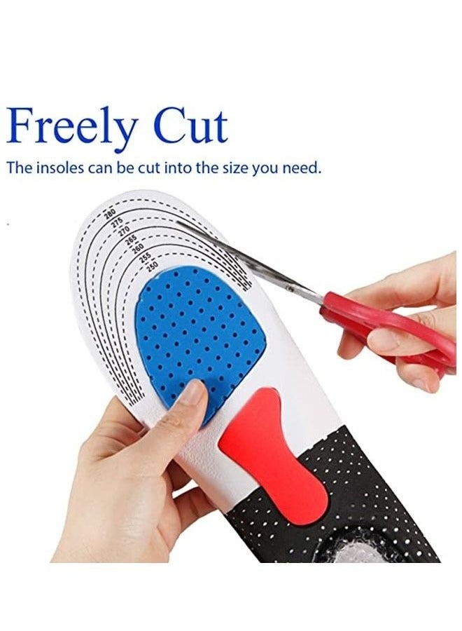 BAEKO Breathable Shock Sport Eva Insole, Cut-To-Fit Shoe Cushion, Comfortable Insoles Relieve Foot Pain& Pressure Pain Cushion for Women & Men, Suitable for Athletic Casual & Work（40-45 Can Cropped） - Image 4