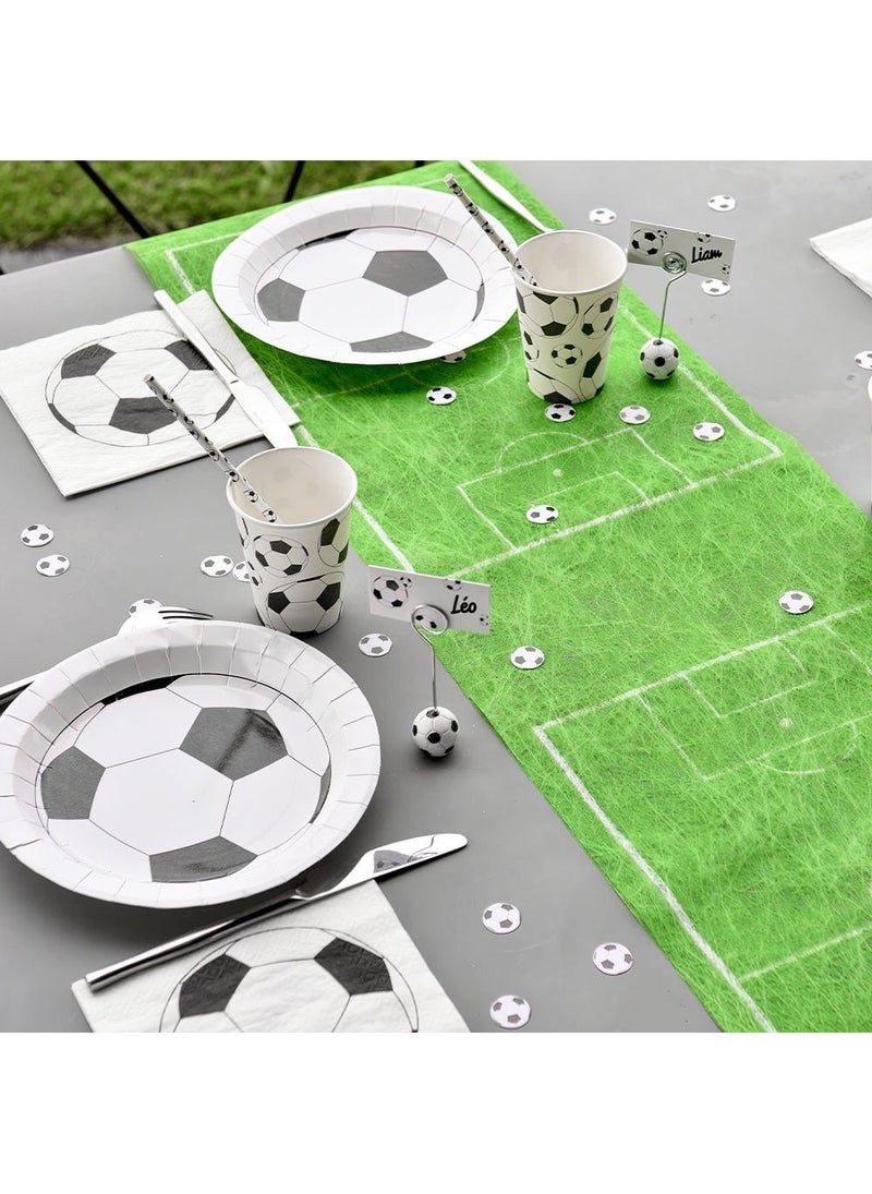 SANTEX Football Field Table Runner Green 30cm Disposable - Image 5