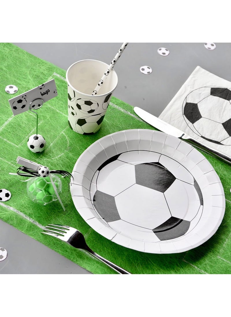 SANTEX Football Field Table Runner Green 30cm Disposable - Image 4