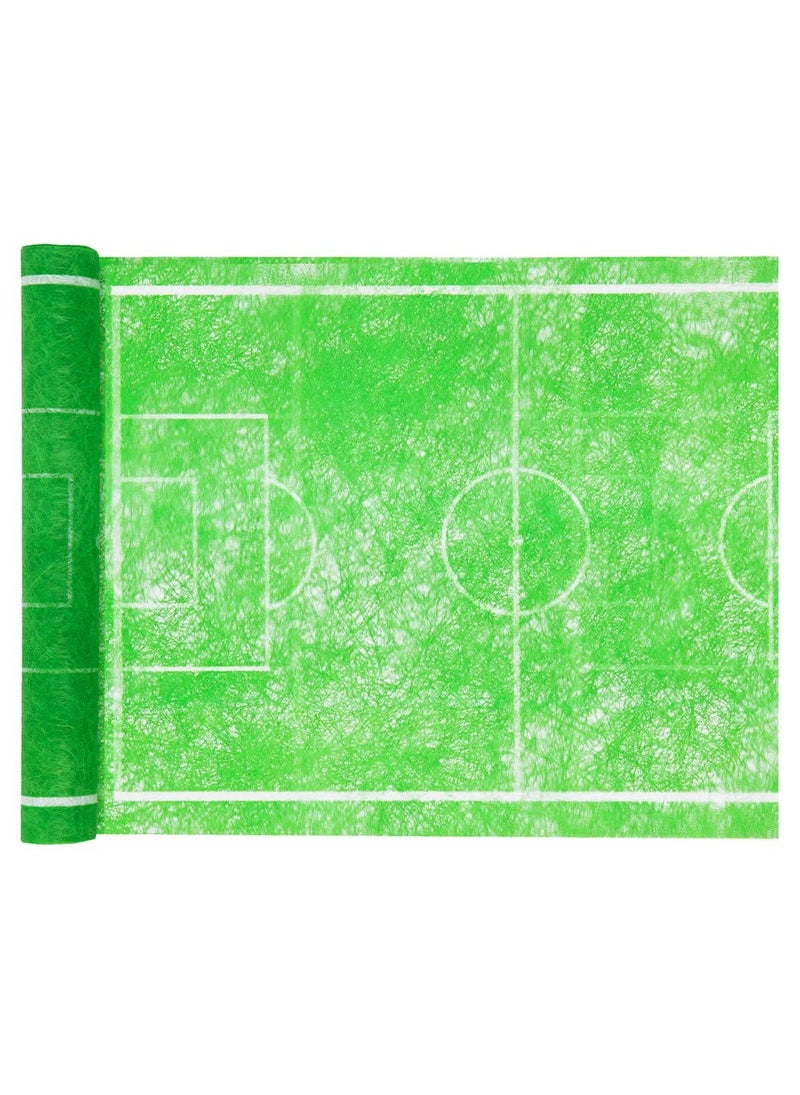 SANTEX Football Field Table Runner Green 30cm Disposable - Image 1