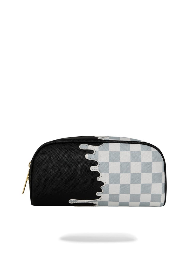 SPRAYGROUND CREAM CHECK SIDE DRIP POUCH - Image 4