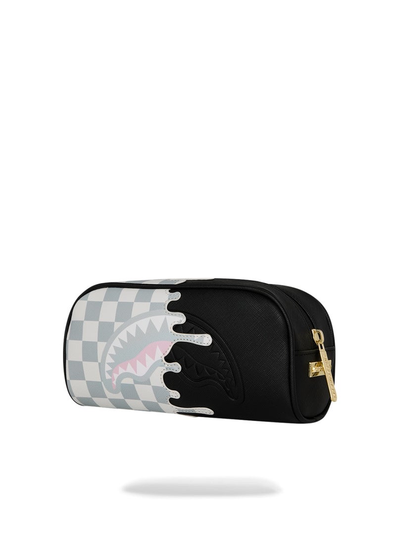 SPRAYGROUND CREAM CHECK SIDE DRIP POUCH - Image 3