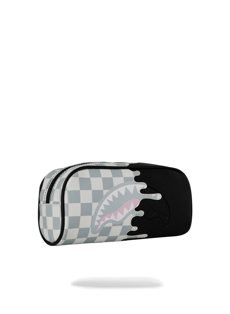 SPRAYGROUND CREAM CHECK SIDE DRIP POUCH
