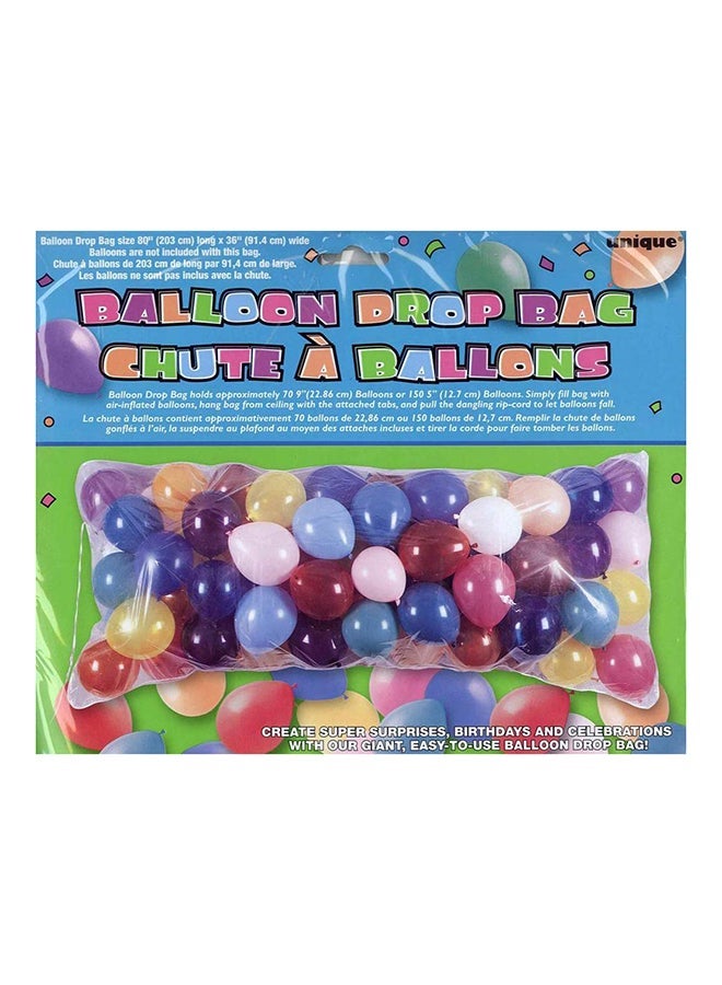Unique Balloon Drop Bag 70x23cm - Image 1