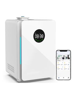 Excefore Humidifiers for Bedroom Home, Bluetooth HVAC Scent Diffuser, Quiet Cool Mist Humidifiers for Large Room, Oil Diffuser & Nightlight for Baby Nusery, 50 Hours Runtime for Home, Indoor Plants  - Image 1