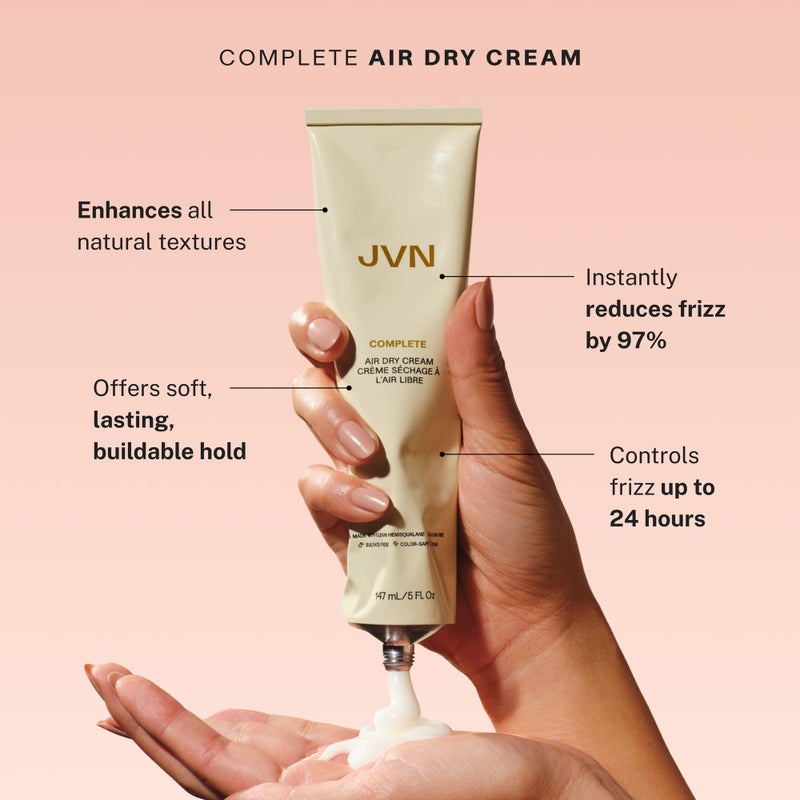 JVN Trusted Trio Travel Essentials Hair Products, Pack of 3, Includes Air Dry Cream, Instant Recovery Serum, and Pre-Wash Scalp Oil, Hair Care for Women and Men, Silicone Free - Image 4