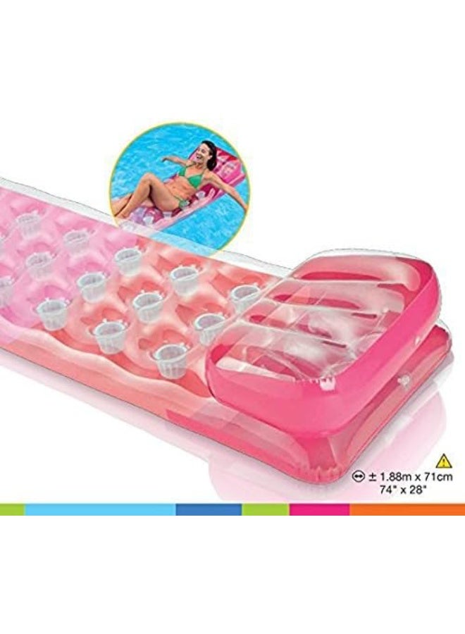 INTEX 18-Pocket Fashion Inflatable Floating Mats Assortment 188x71cm  - Image 2