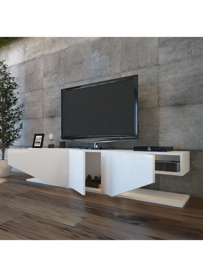 Home Box وحدة تلفزيون أوبس للتلفزيونات حتى 75 بوصة 30 × 40 × 180 سم - Image 1