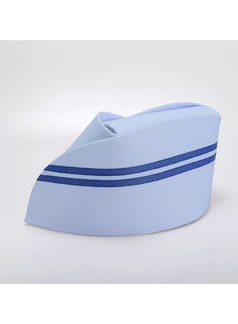 KUYING Thickened Nurse's Tailcoat Hat With Three Buckles And Adjustable Medical Work Cap