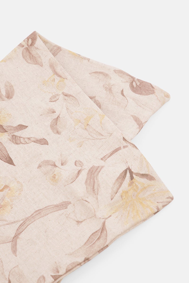 Muy Mucho 1 Piece Floral Cushions Cover 45 x 45 cm, Beige Combo  - Image 4