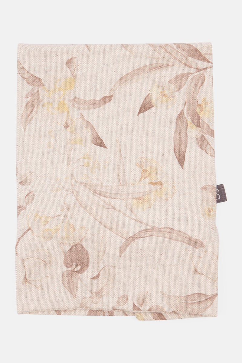 Muy Mucho 1 Piece Floral Cushions Cover 45 x 45 cm, Beige Combo  - Image 2