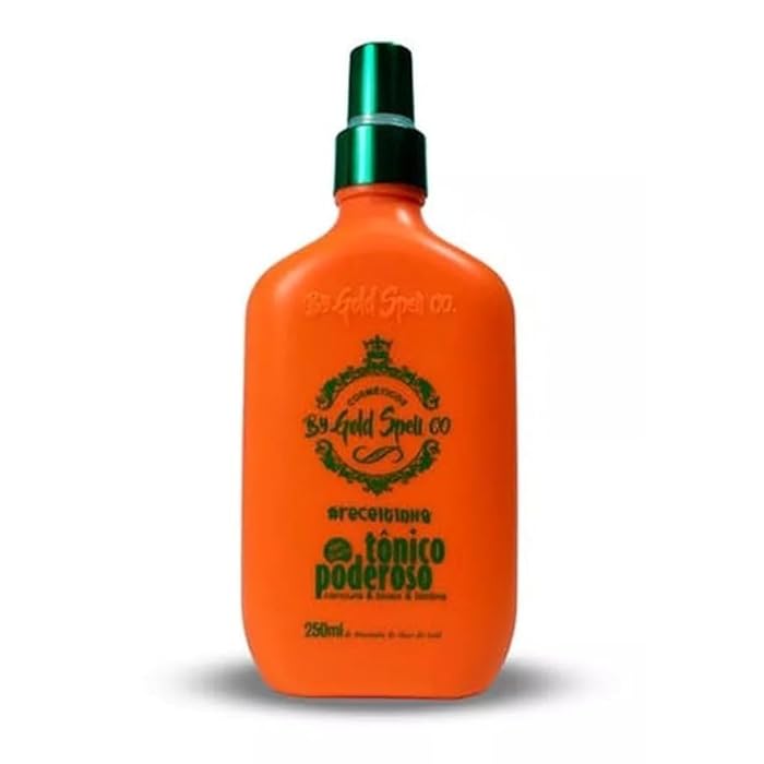 Powerful Gold Spell Tonic, Shampoo & Conditioner Set - 8.8 Fl Oz (Pack of 3) - Revitalize Your Hair, Orange - Image 3