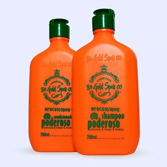 Powerful Gold Spell Tonic, Shampoo & Conditioner Set - 8.8 Fl Oz (Pack of 3) - Revitalize Your Hair, Orange - Image 2