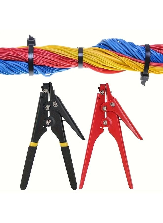 مسدس أربطة الكابلات الأوتوماتيكي متغير مع قاطع - أداة متكاملة لشد وقص أربطة الربط - Image 4