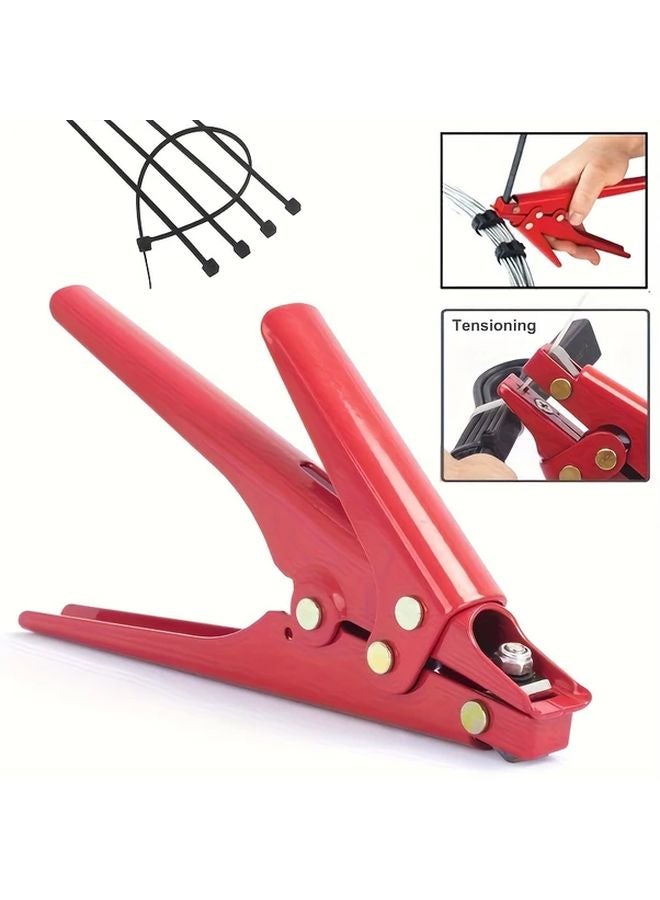 مسدس أربطة الكابلات الأوتوماتيكي متغير مع قاطع - أداة متكاملة لشد وقص أربطة الربط - Image 1