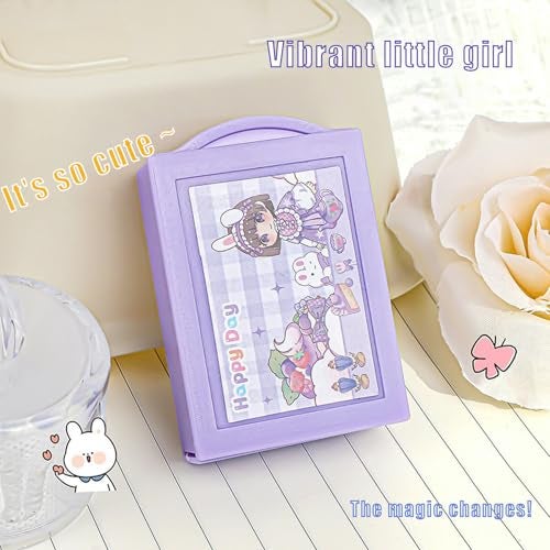 Joucien Cartoon Anime Magic Box Eraser Creative and Fun Children's Eraser-Girl - Image 2