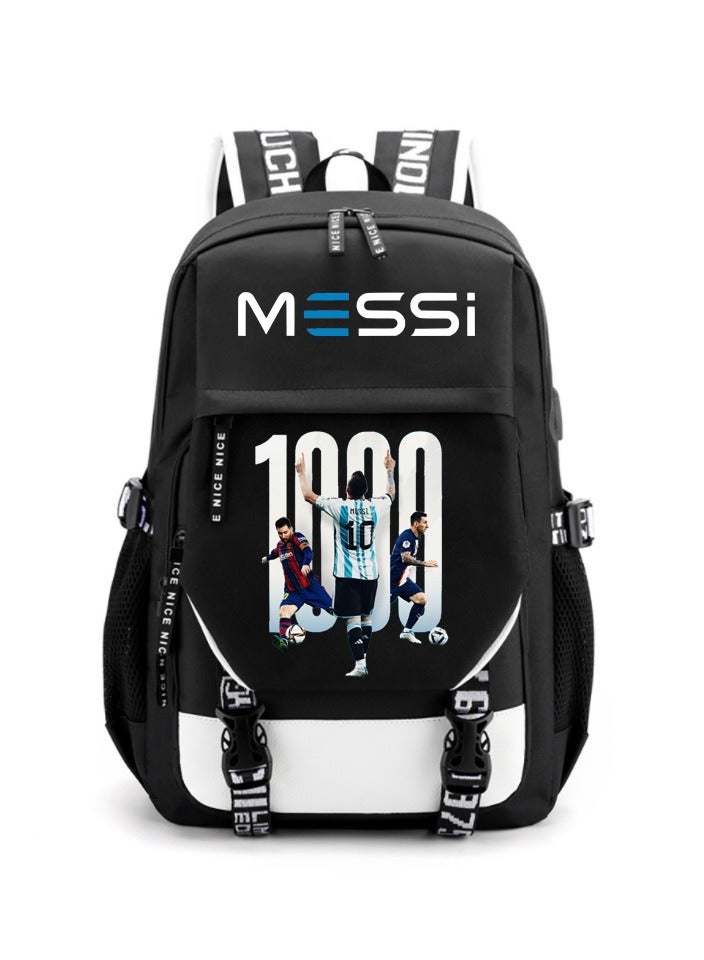 KUYING Hot selling new Messi men's and women's casual backpack