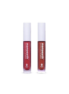 Goodness Matte Liquid Lipstick Combo 06 Candylicious Nude & 08 Chocolate Truffle (3 Ml + 3 Ml)