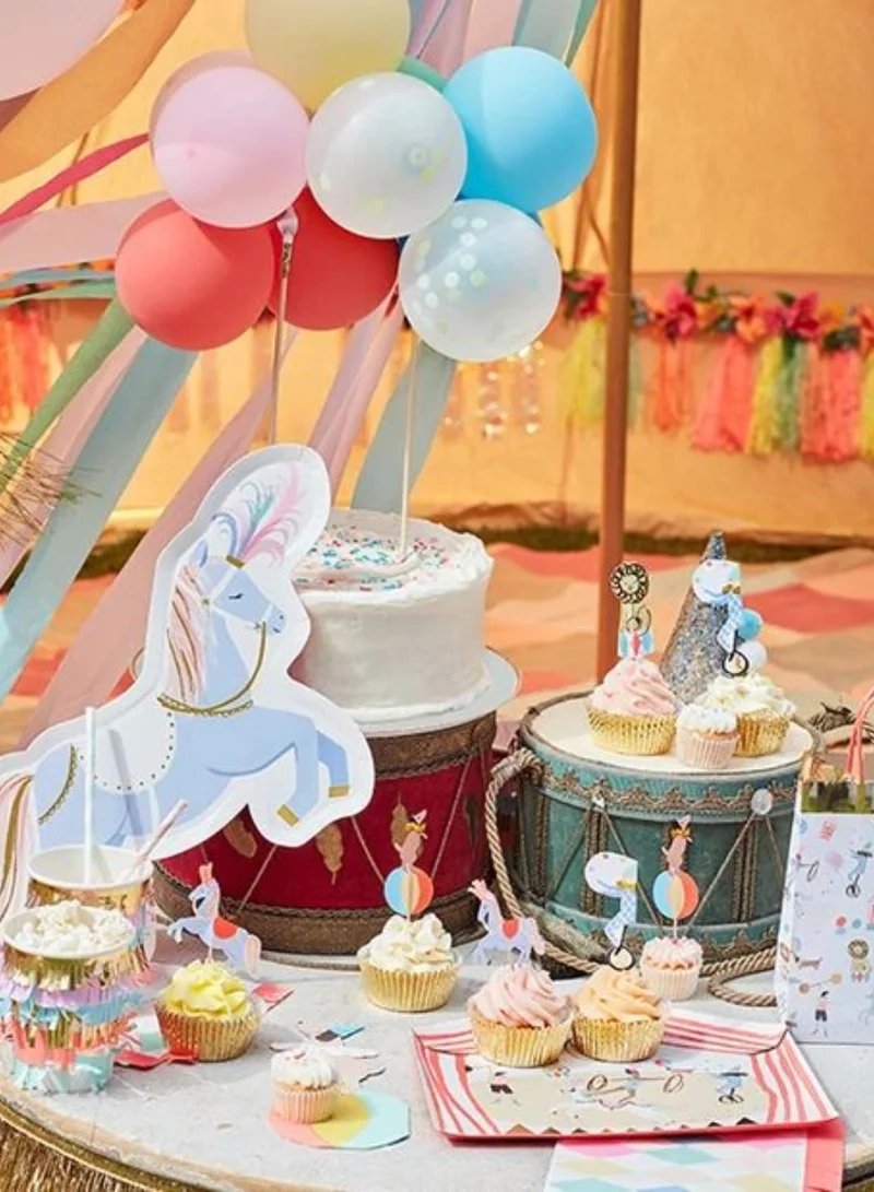 Meri Meri Circus Parade Cupcake Kit 4.5 x 1.25 x 4.5inch
