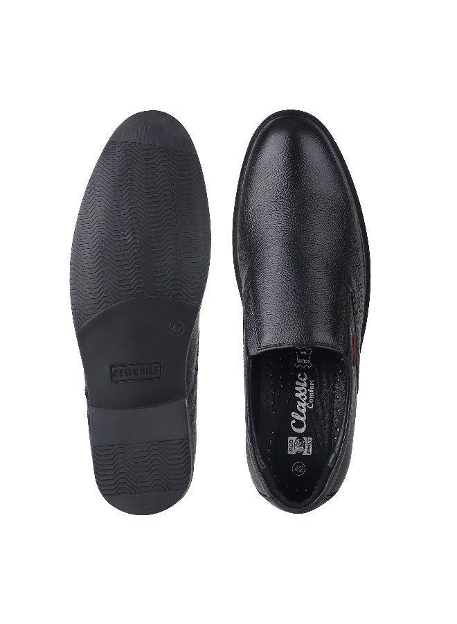 Red Chief Black High Ankle Slip On Formal Shoe - Rc3502 001 - Image 4