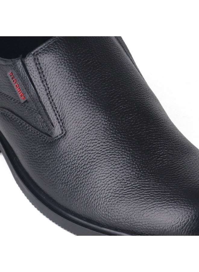 Red Chief Black High Ankle Slip On Formal Shoe - Rc3502 001 - Image 5