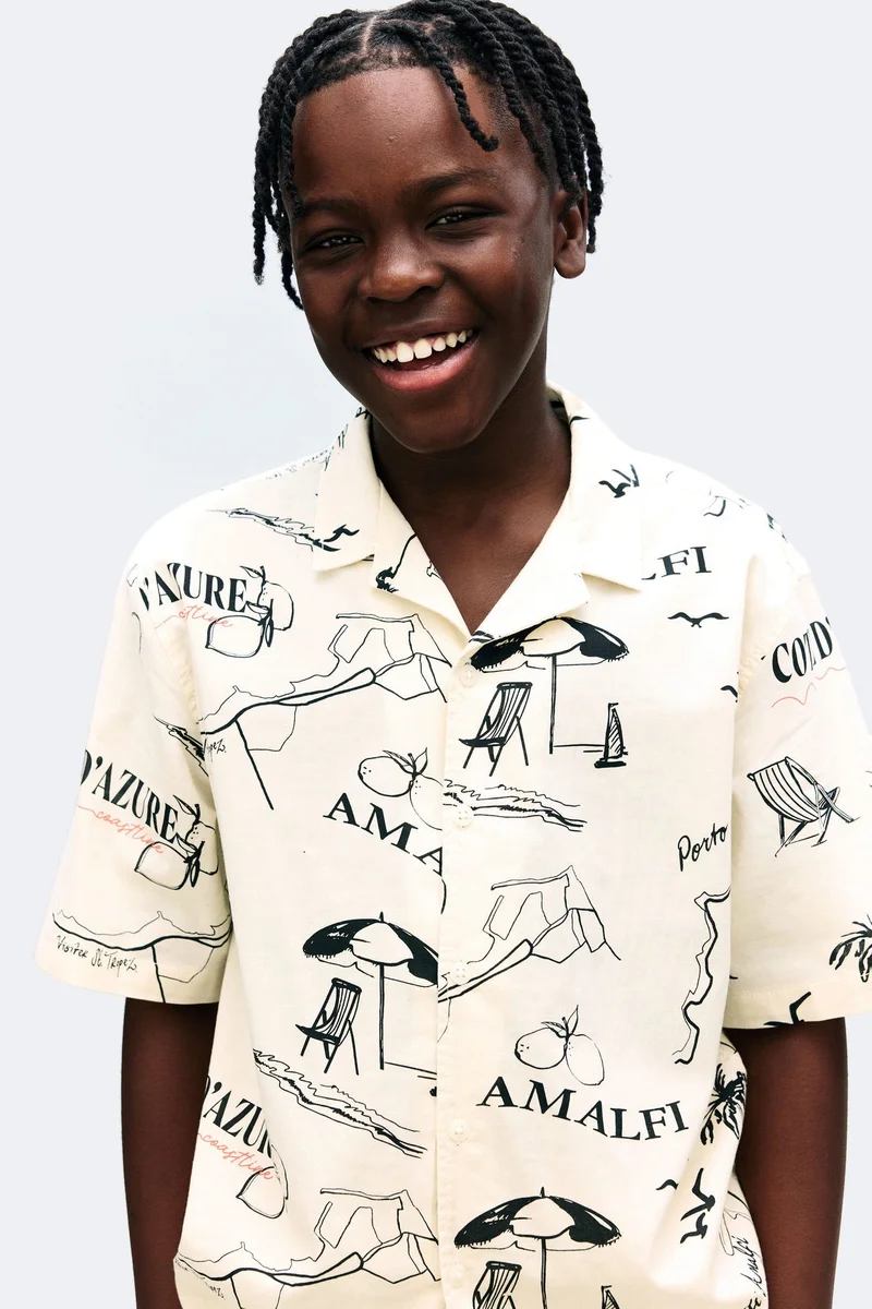 H&M Cotton resort shirt