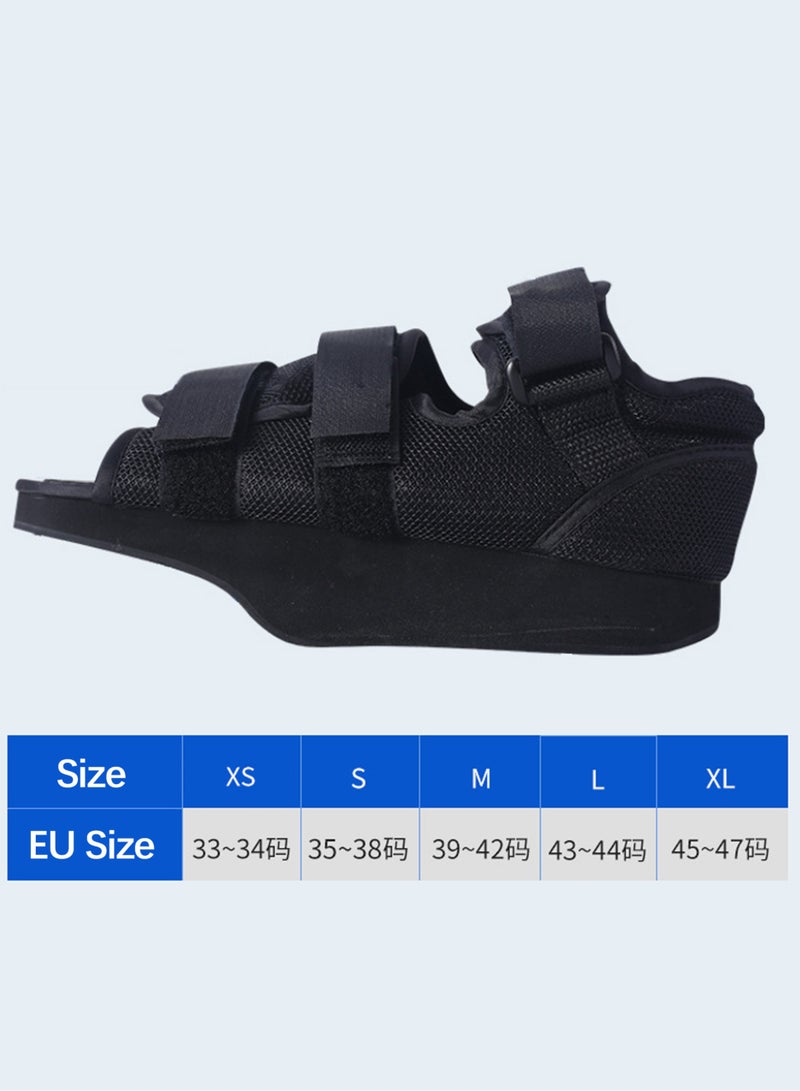 Noor Souq Post-op Shoes for Broken Toe, forefoot offloading shoe, Walking Toe Weight Bearing Shoe with Adjustable Straps, Reduce Pain, for Broken Toe/Foot Fracture To Offload Weight In Forefoot Region. - Image 2