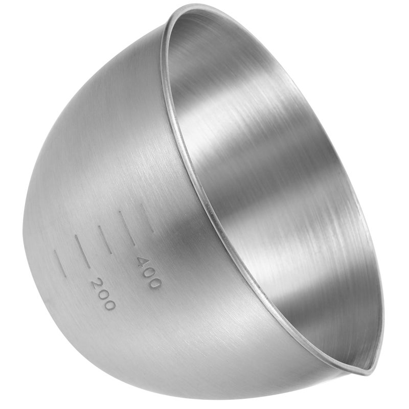 2pcs Stainless Steel Bowl Kitchen Mixing Bowl Food Storage Bowl Salad Bowl with Scale - Image 5