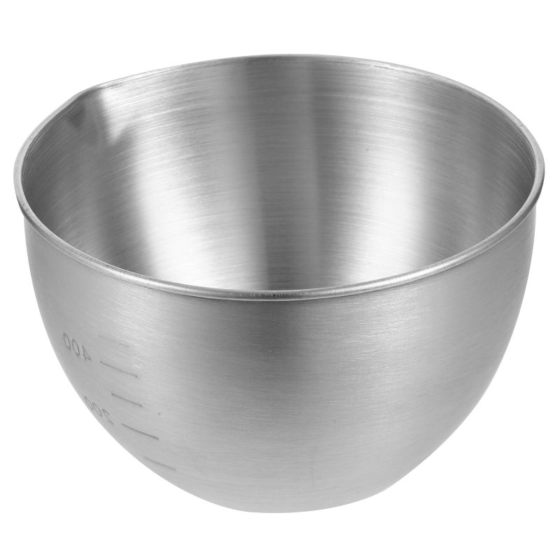 2pcs Stainless Steel Bowl Kitchen Mixing Bowl Food Storage Bowl Salad Bowl with Scale - Image 3