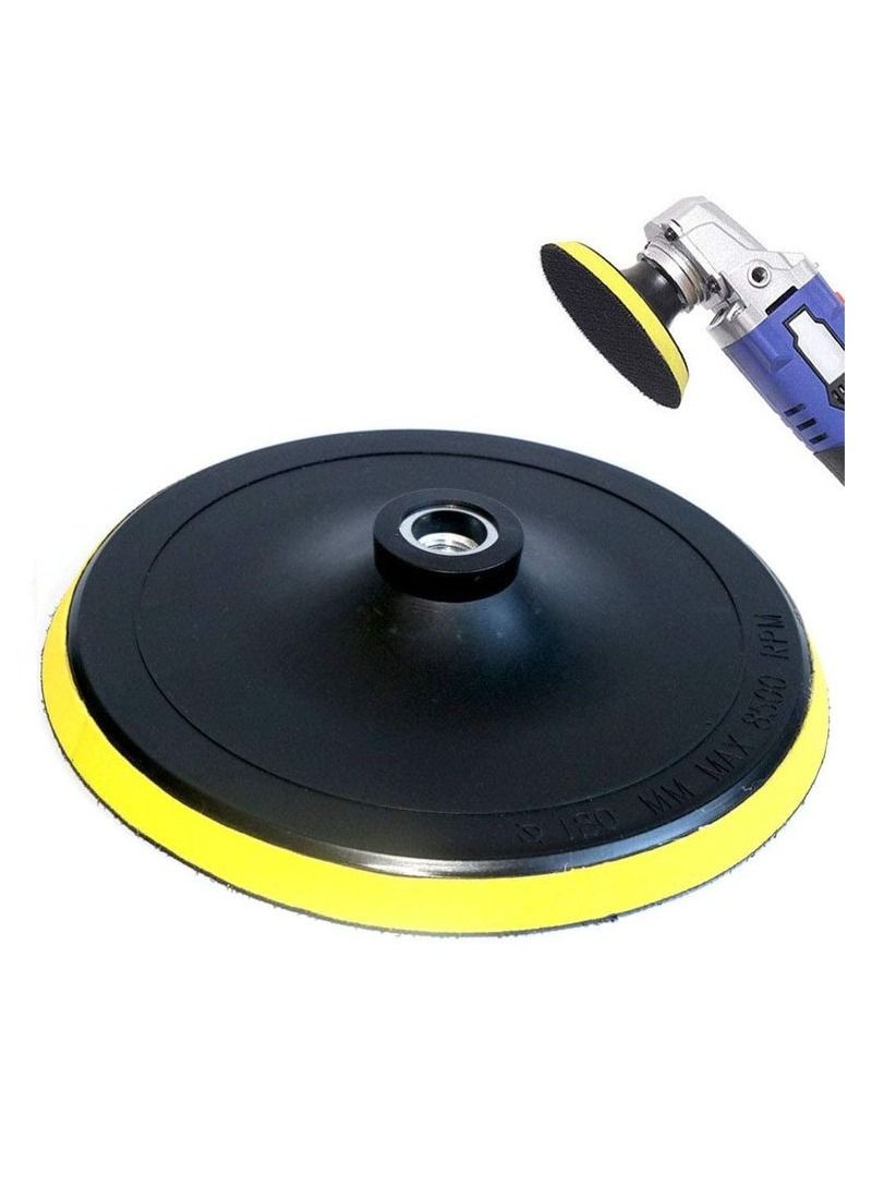Generic Polisher Pad 7 Inch 180mm Sanding Disc Plastic Backing Pad  - Image 1